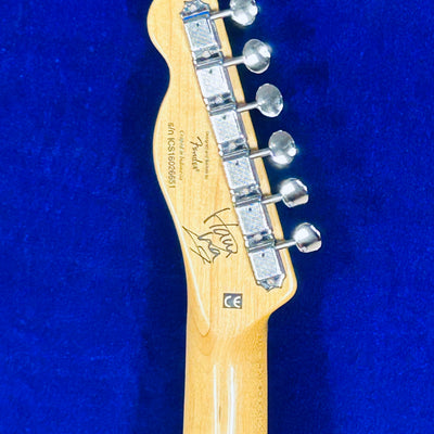 Used SQUIER HARUNA TELECASTER 2016 Basswood body SKULLSILVER w/Softcase