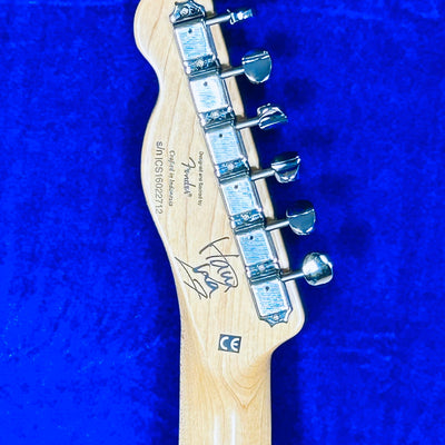 Used SQUIER HARUNA TELE DRK SLV SPK 2016 Basswood body Maple neck w/Soft case