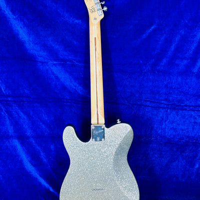 Used SQUIER Haruna Telecaster Skullsilver SCANDAL Basswood Body #2