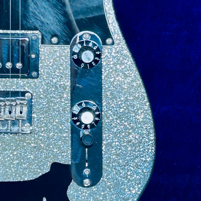 Used SQUIER Haruna Telecaster Skullsilver SCANDAL Basswood Body #2