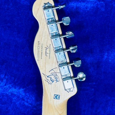 Used SQUIER Haruna Telecaster Skullsilver SCANDAL Basswood Body #2