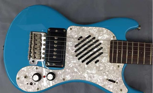 Used MARINE RIDER MR-1 Blue Built-in amplifier Soft Case