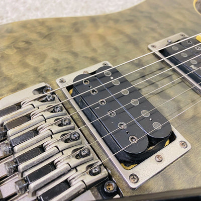 Used Ibanez RGT42SE Quilt Maple Top Through Neck w/Soft Case