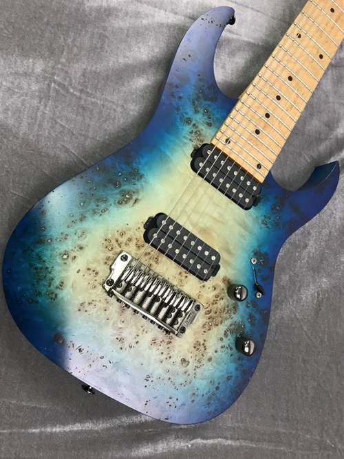 Used Ibanez RG852MPB Ghost Fleet Blue Burst