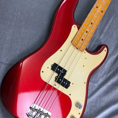 Used Fender American Vintage 57 Precision Bass Candy Apple Red