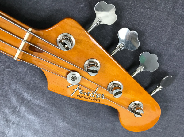 Used Fender American Vintage 57 Precision Bass Candy Apple Red