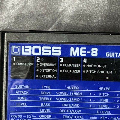 Used BOSS ME-8 Guitar Multiple Effects