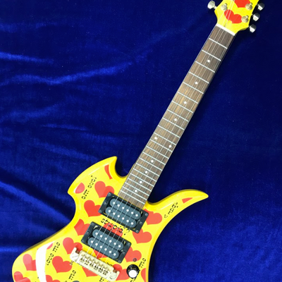 Used Burny YH-JR. X JAPAN hide Model Mini Guitar