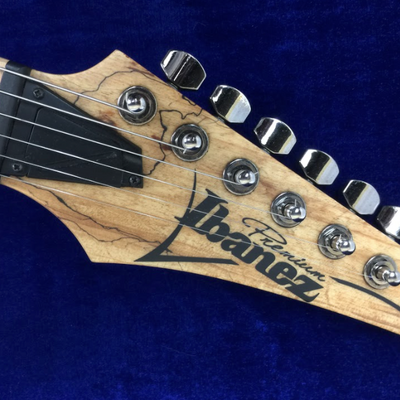 Used Ibanez Premium Series RG721MSM Natural Flat