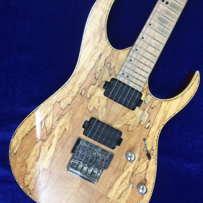 Used Ibanez Premium Series RG721MSM Natural Flat
