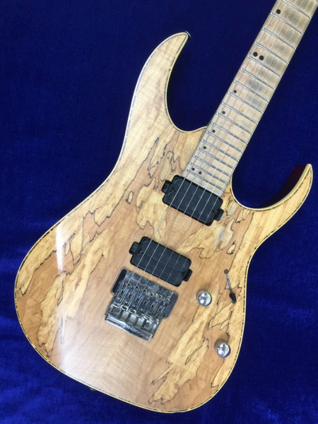 Used Ibanez Premium Series RG721MSM Natural Flat