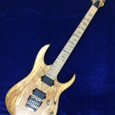 Used Ibanez Premium Series RG721MSM Natural Flat