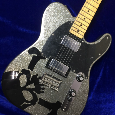 Used SQUIER HARUNA Telecas Dark Silver Sparkle Skull Silver