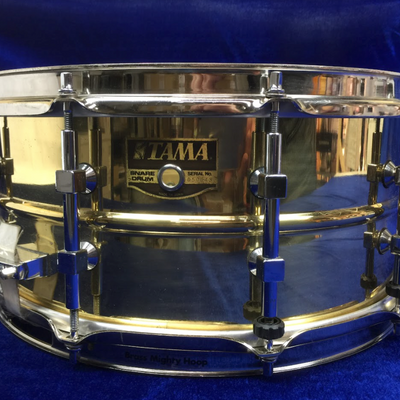 Used TAMA BR546 Brass 14x6.5 Snare Drum