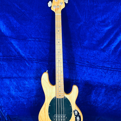Used MUSIC MAN StingRay 4 SR-4 TB String Through Body 2001 Ash body w/Soft Case