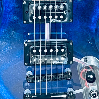 Used B.C.RICH SE WARLOCK ACRYLIC body w/Softcase