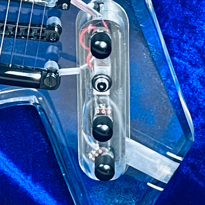 Used B.C.RICH SE WARLOCK ACRYLIC body w/Softcase