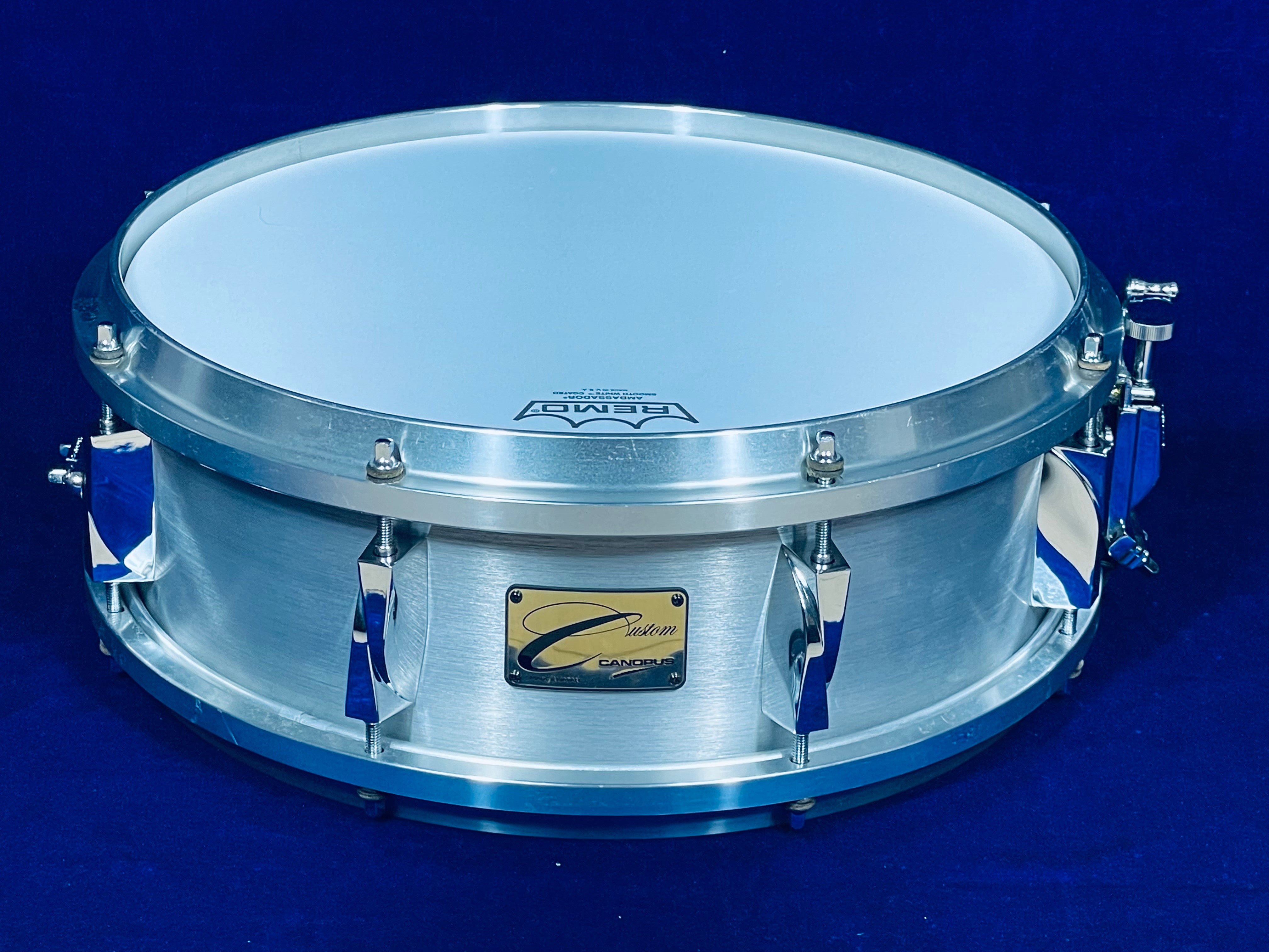 Used CANOPUS Custom Order 14x5 Aluminum Snare Drum