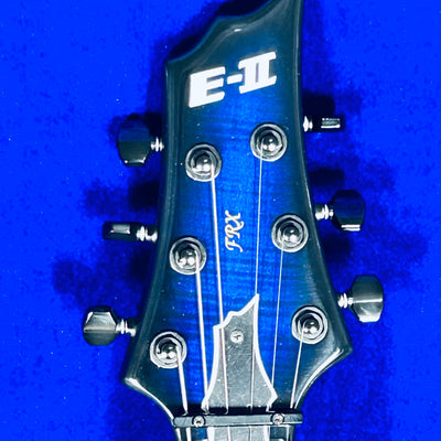 Used ESP E-II FRX FM Reindeer Blue Flame Maple Top Alder Back Body w/Soft Case