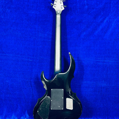 Used ESP E-II FRX FM Reindeer Blue Flame Maple Top Alder Back Body w/Soft Case