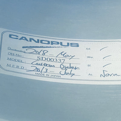 Used CANOPUS Custom Order 14x5 Aluminum Snare
