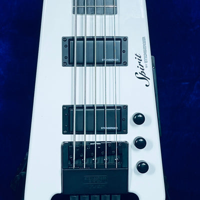 Used STEINBERGER SPIRIT XT-25 White 5 Strings Headless
