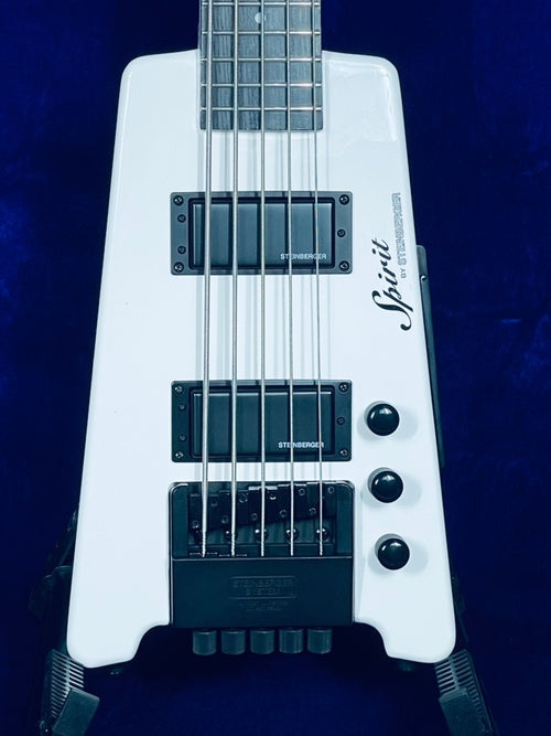 Used STEINBERGER SPIRIT XT-25 White 5 Strings Headless