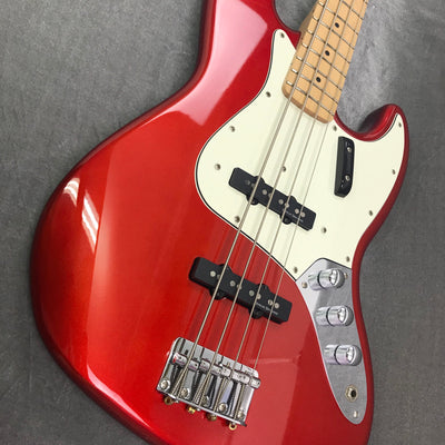 Used Squier by Fender FSR Vintage Modified Jazz Bass Candy Apple Red