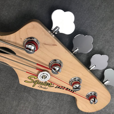 Used Squier by Fender FSR Vintage Modified Jazz Bass Candy Apple Red