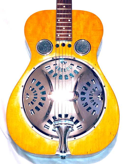 Used Dobro Acoustic guitar 1975 Vintage Flat top fork DW 60SQ NT With hard case