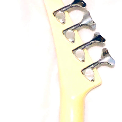 Used FERNANDES BXB-55 BXB 55 White Rare Electric Base Guitar