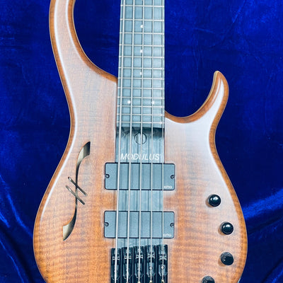 Used MODULUS Quantum 5 Semi-Hollow Body Figured Walnut Top