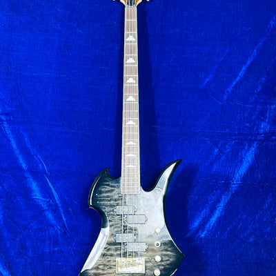 Used B.C.Rich Mockingbird Bass TransBlack