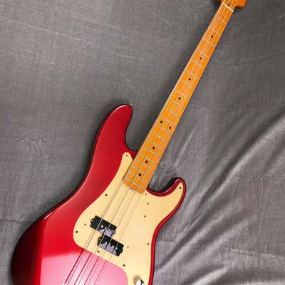 Used Fender American Vintage 57 Precision Bass Candy Apple Red