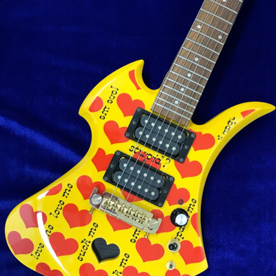 Used Burny YH-JR. X JAPAN hide Model Mini Guitar