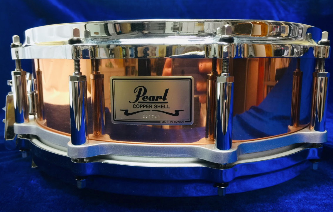 Used Pearl COPPER SHELL 14"x5" Snare Drum