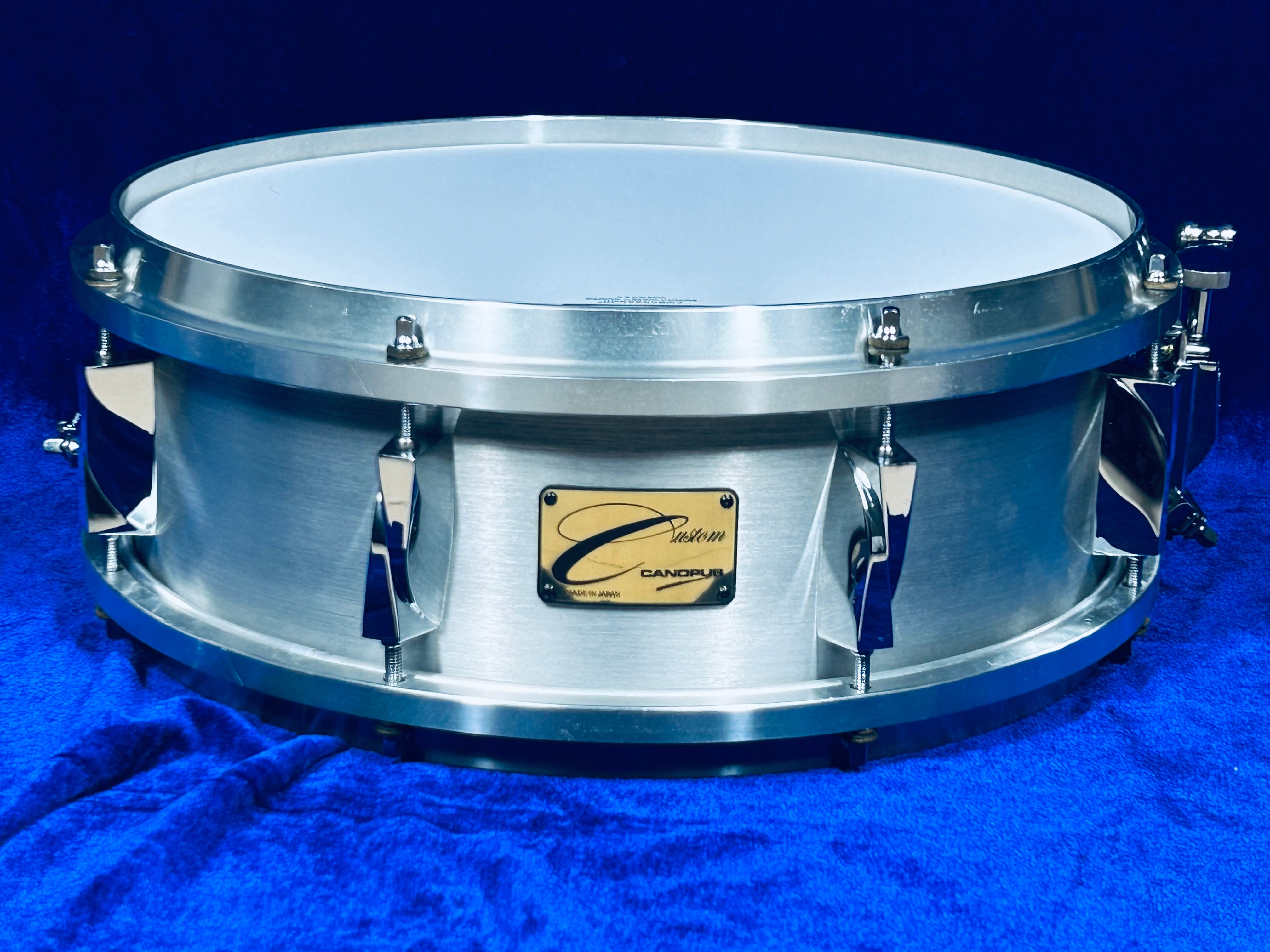 Used CANOPUS Custom Order 14x5 Aluminum Snare