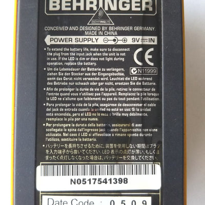 Used BEHRINGER BCH100 Bass Chorus 